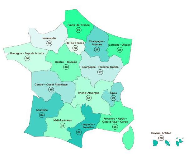 AG2RLM AS Carte de France
